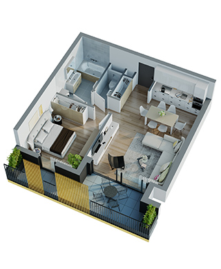 Appartements - Shoebox C